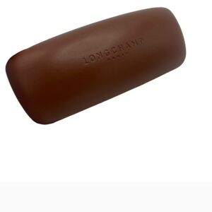 Longchamp Large Brown Sunglasses Eyeglasses Hard Case